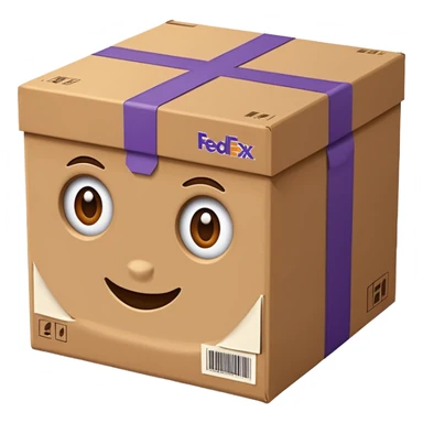 FedEx delivery parcel sticker