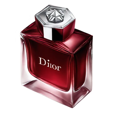 Dark red Dior parfum  sticker