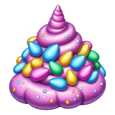 Unicorn poop sticker
