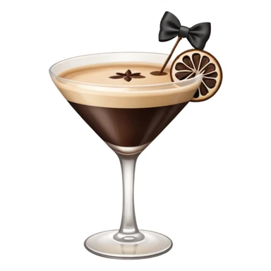 espresso martini big Black Bow  sticker