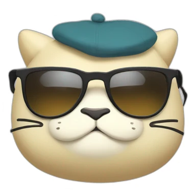 Snorlax with sunglasses sticker