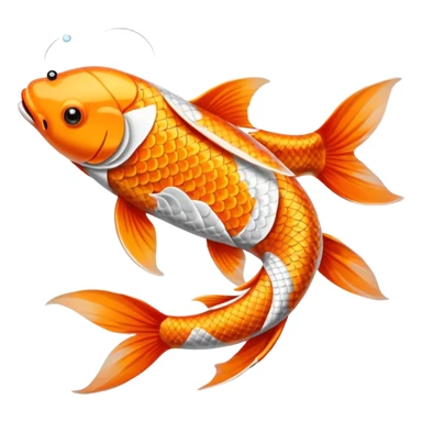 Koi fish sticker