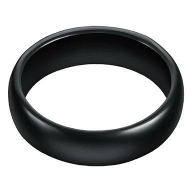 Black wedding band sticker