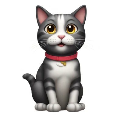 Cat showing its true self in a way that’s so much better for me and I can’t even begin a conversation with it because it’s not my style  sticker