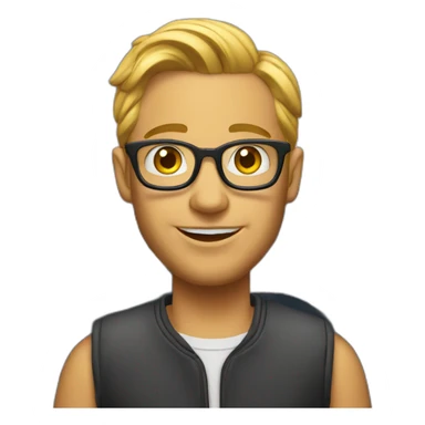 Une ville avec une vue sur hollywood sticker