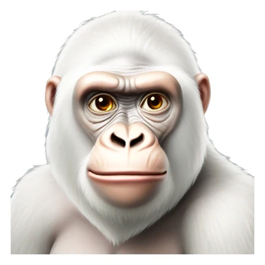 Albino Gorilla sticker