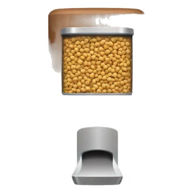 dog food dispenser made by wood sticker