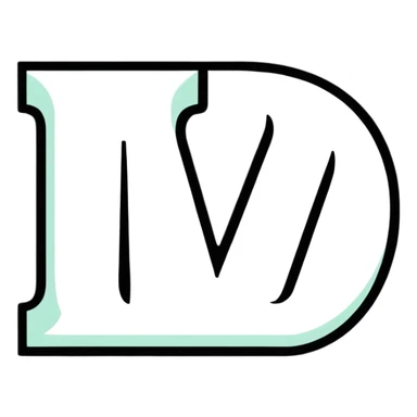 word UYI as a fun cartoon logo with character elements sticker