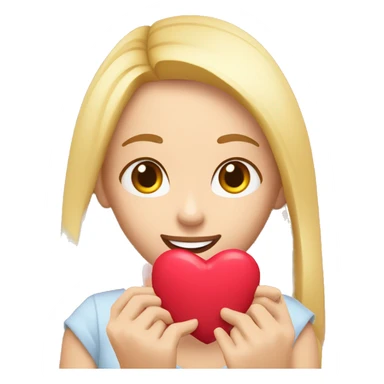 Dos chicas adultas una rubia y otra castaña haciendo un corazón con las manos  sticker