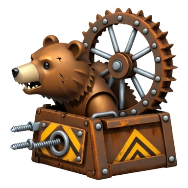 bear trap sticker