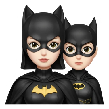 Catwoman and Batman sticker
