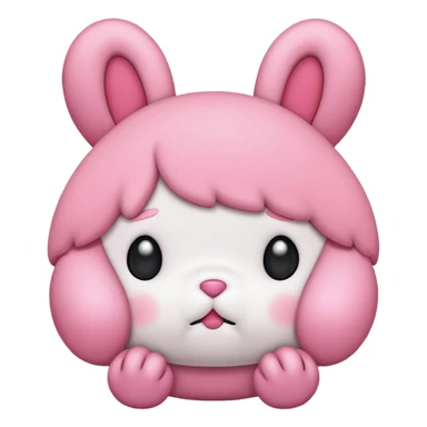 my melody pouting sticker