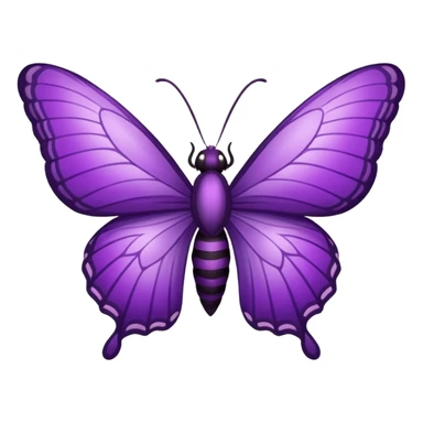 mariposa morada sticker