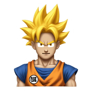 Super saiyan goku sticker