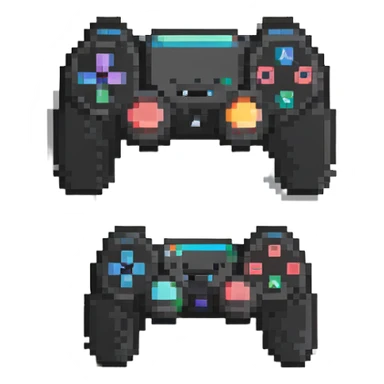 futuristic PlayStation 7 console sticker