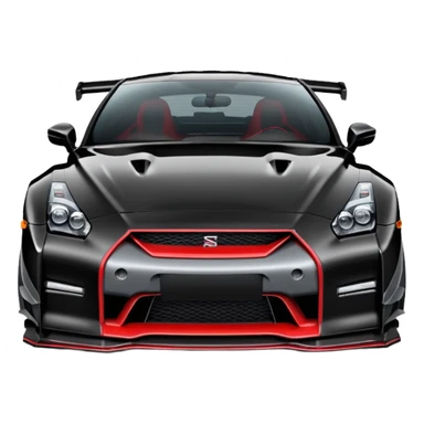 Nissan Gt r r35 nismo siyah  sticker