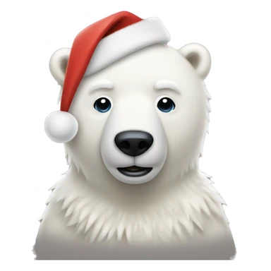 Christmas Polar bear  sticker