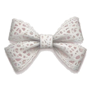 lacy bow sticker