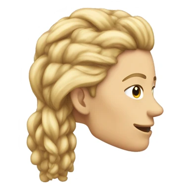 Jaw-hairclip sticker