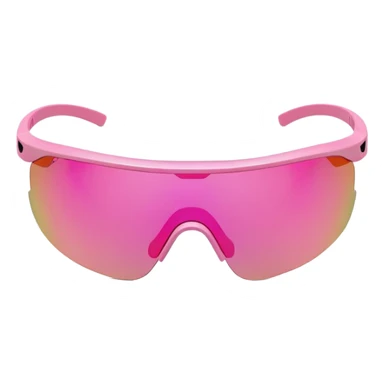 sporty pink shield visor sunglasses with minimalist frame, athletic design, oversized one-piece lens sticker