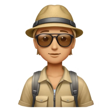 A hiking sun sticker