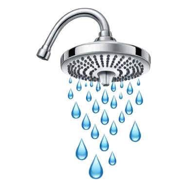 Showerhead sticker
