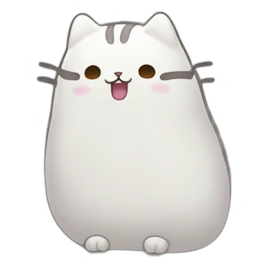 ghost pusheen sticker