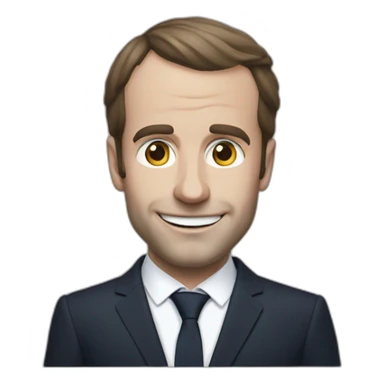 Macron qui joue à la ps4 sticker