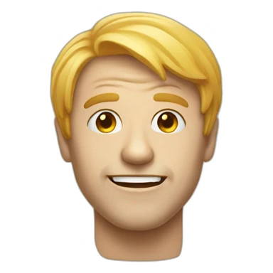 Homme mort de rire sticker