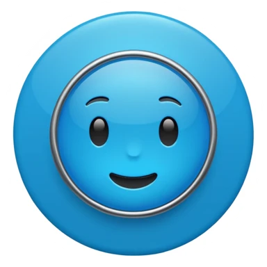 Youtube mavi tik sticker