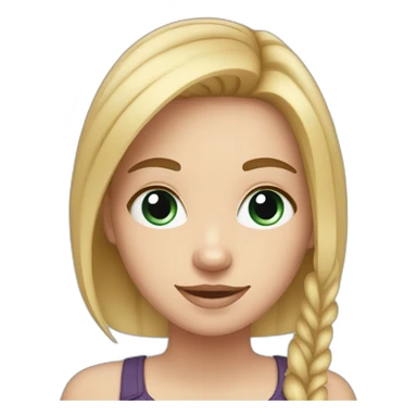 White girl that loves apple products and has 2 dogs sticker