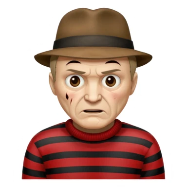 Freddy Kruger sticker