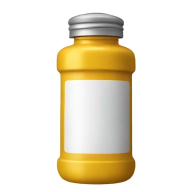 mustard condiment bottle dispenser sticker