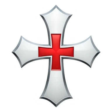 Knights Templar cross sticker