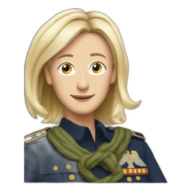 Marine lepen sticker