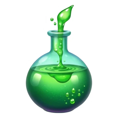 glitter toxic potion
 sticker