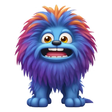 Tickle monster handsome  sticker