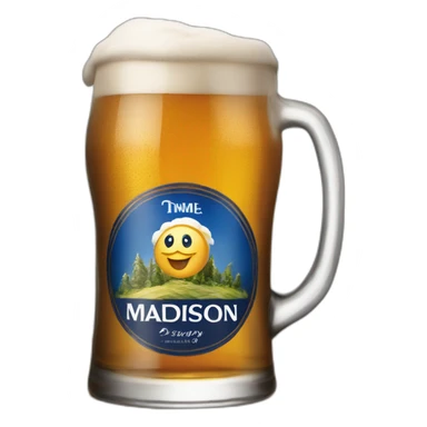Madisson beer sticker