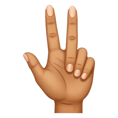 I want a hand with four fingers and one thumb and i want the pointer finger extended out and the thumb upward as to make a gun (finger gun) sticker
