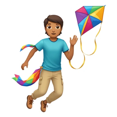 Kite Flying sticker