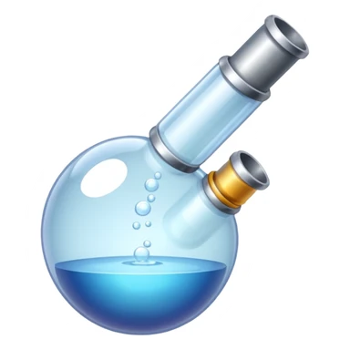 Bubble pipe made of quartz sticker