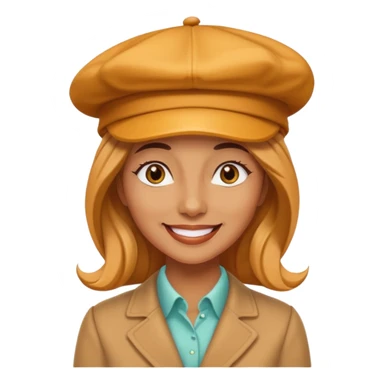 Female and Butterscotch éclair are combined ,creates a emoji  sticker