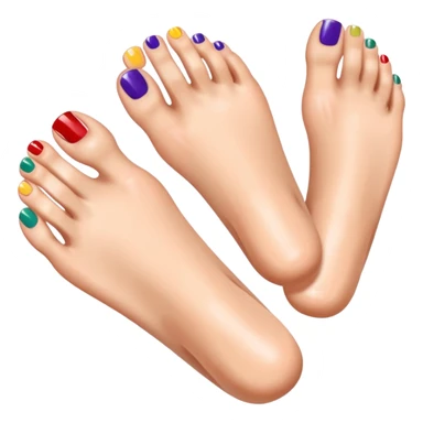 Pedicure sticker