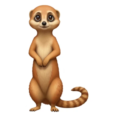 a red meerkat sticker