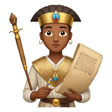Royal scribe,Ancient Egypt sticker