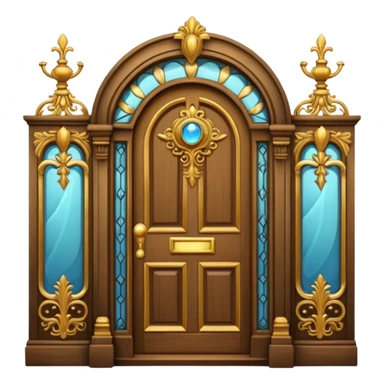 Magical edwardian door sticker