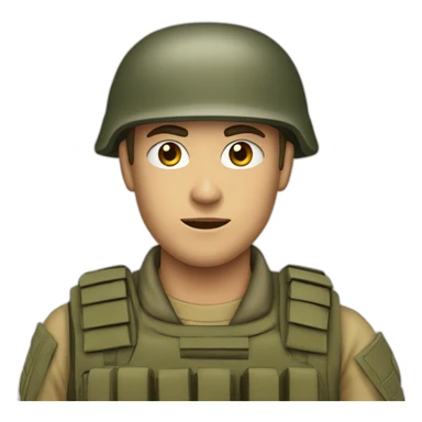 soldier in Israel Defence Force   sticker