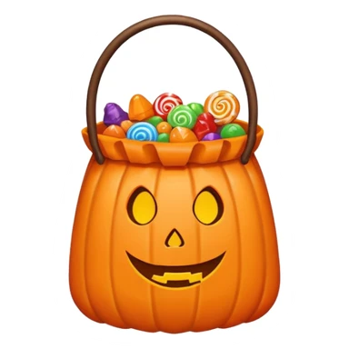trick or treat bag  sticker