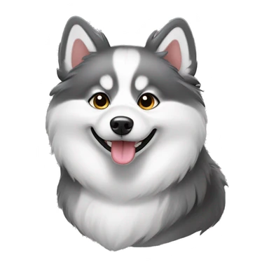 Dapple pomsky sticker