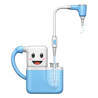 dental irrigator sticker